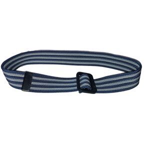 VINEYARD VINES - Martha's Vineyard - Blue Striped Boys Nylon Belt,  Size M